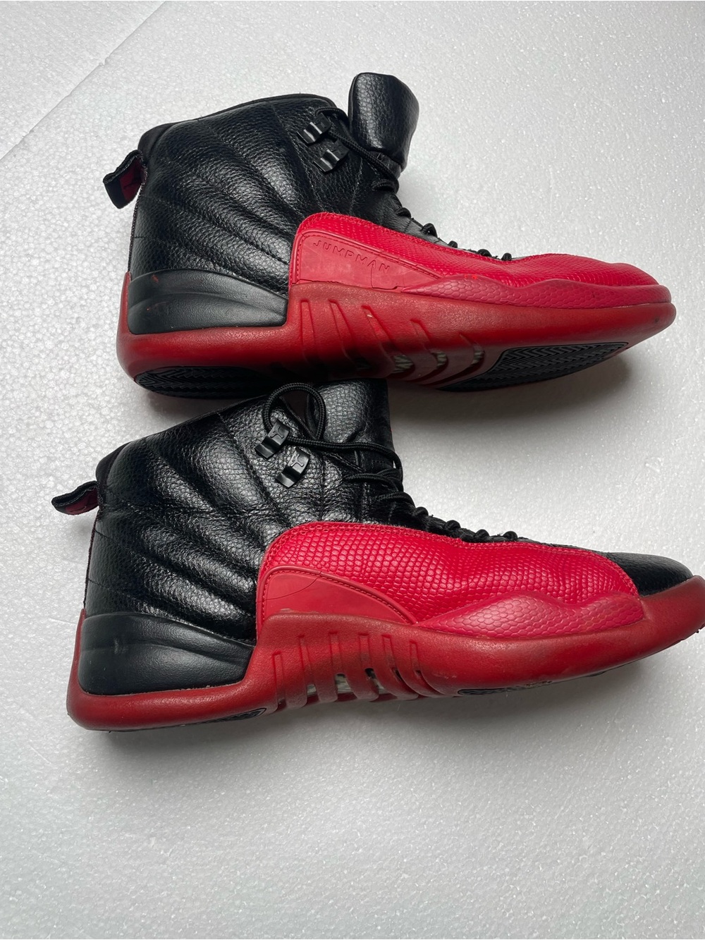Jordan Men’s High-Top Sneakers — Black & Red